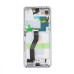 Sklo a LCD displej pro Samsung Galaxy S21 Ultra 5G / SM-G998, originál, stříbrný