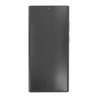 Sklo a LCD displej pro Samsung Galaxy S22 Ultra / SM-G908, originál, zelená