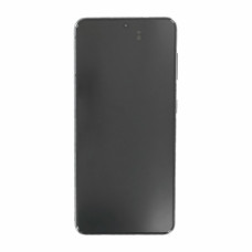 Sklo a LCD displej pro Samsung Galaxy S21 5G / SM-G991, originál, šedá