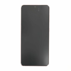 Sklo a LCD displej pro Samsung Galaxy S21 5G / SM-G991, originál, růžový