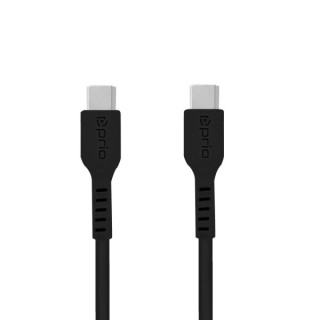 Datový kabel z USB-C 2.0 na USB-C 2.0, Power Delivery, 100 W, černý, 0,6 m Datový kabel z USB-C 2.0 na USB-C 2.0, Power Delivery, 100 W, černý, 0,6 m
