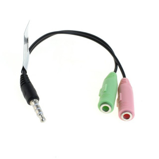 Kabel pro připojení mikrofonu a sluchátek pro Sony Playstation 4 / Microsoft XBOX One Kabel pro připojení mikrofonu a sluchátek pro Sony Playstation 4 / Microsoft XBOX One