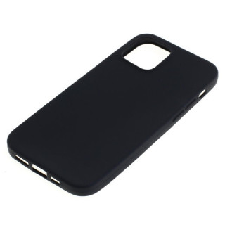 Silikonové pouzdro pro Apple iPhone 12 Pro, černé Silikonové pouzdro pro Apple iPhone 12 Pro, černé