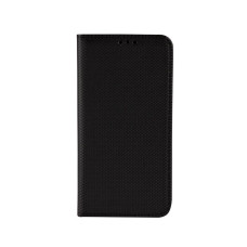 Flipové pouzdro pro Samsung Galaxy S22 Plus vyrobené z umělé kůže, černáa