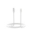 Kabel USB a Apple Lightning, bílá, 1m