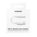 Adaptér s USB-C na 3,5mm výstup pro sluchátka Samsung, originál Adaptér s USB-C na 3,5mm výstup pro sluchátka Samsung, originál