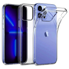 Silikonové pouzdro pro Apple iPhone 16 Pro, průhledné