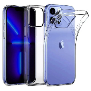 Silikonové pouzdro pro Apple iPhone 16 Pro, průhledné Silikonové pouzdro pro Apple iPhone 16 Pro, průhledné