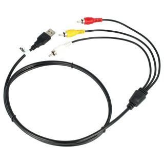 Adaptér audio/video z USB na 3 x RCA konektor