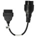 Adaptér z Iveco 38-pin na OBD2 Adaptér z Iveco 38-pin na OBD2
