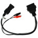 Adaptér z Alfa Romeo / Fiat / Lancia 3-pin na OBD2 Adaptér z Alfa Romeo / Fiat / Lancia 3-pin na OBD2