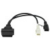 Adaptér z Audi / VW / Seat / Škoda 2x2-pin na OBD2 Adaptér z Audi / VW / Seat / Škoda 2x2-pin na OBD2