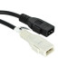 Adaptér z Audi / VW / Seat / Škoda 2x2-pin na OBD2 Adaptér z Audi / VW / Seat / Škoda 2x2-pin na OBD2