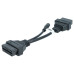 Adaptér z Hyundai / Mitsubishi 12-pin na OBD2 Adaptér z Hyundai / Mitsubishi 12-pin na OBD2