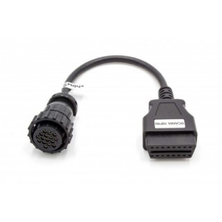 Adaptér z Scania 16-pin na OBD2 Adaptér z Scania 16-pin na OBD2