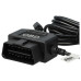 Adaptér / nabíječka z OBD2 na mini-USB pro fotoaparáty, GPS navigace a chytré telefony, 3,5 m Adaptér / nabíječka z OBD2 na mini-USB pro fotoaparáty, GPS navigace a chytré telefony, 3,5 m