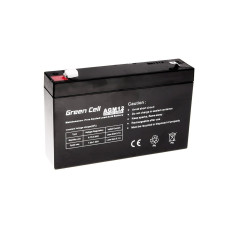 Green Cell AGM baterie 6V 7Ah